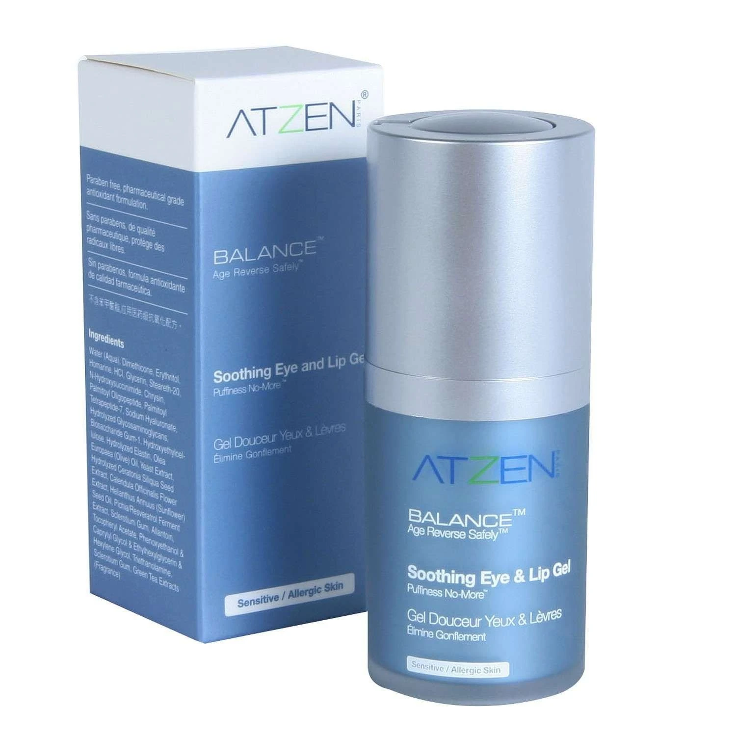 ATZEN Balance Age Reverse Safely Soothing Eye & Lip Gel (15 Ml / 0.5 Fl Oz) 3 ATZEN Balance Age Reverse Safely Soothing Eye & Lip Gel (15 Ml / 0.5 Fl Oz)