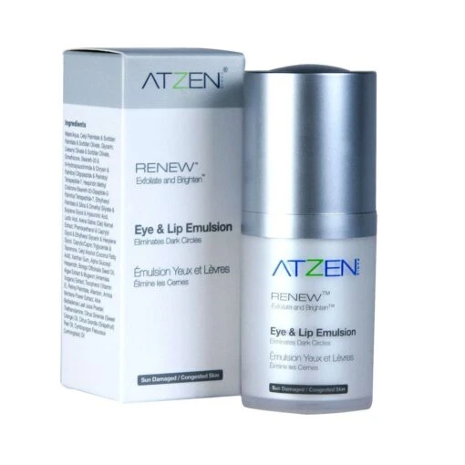 ATZEN Renew Exfoliate And Brighten Eye & Lip Emulsion (15 Ml / 0.5 Fl Oz)