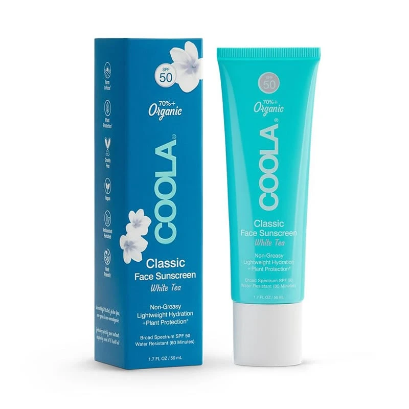 COOLA Classic Face Organic Sunscreen Broad Spectrum SPF 50 - White Tea (1.7 Fl Oz / 50 Ml) 3 COOLA Classic Face Organic Sunscreen Broad Spectrum SPF 50 - White Tea (1.7 Fl Oz / 50 Ml)