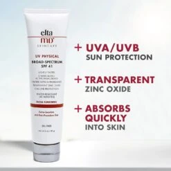 EltaMD UV Physical Broad-Spectrum SPF 41 - Lightly Tinted (3.0 Oz / 85 G) -PureVita Store EMDUVPHY41 info2