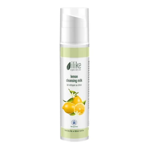 Ilike Organic Skin Care Lemon Cleansing Milk (200 Ml / 6.8 Fl Oz)
