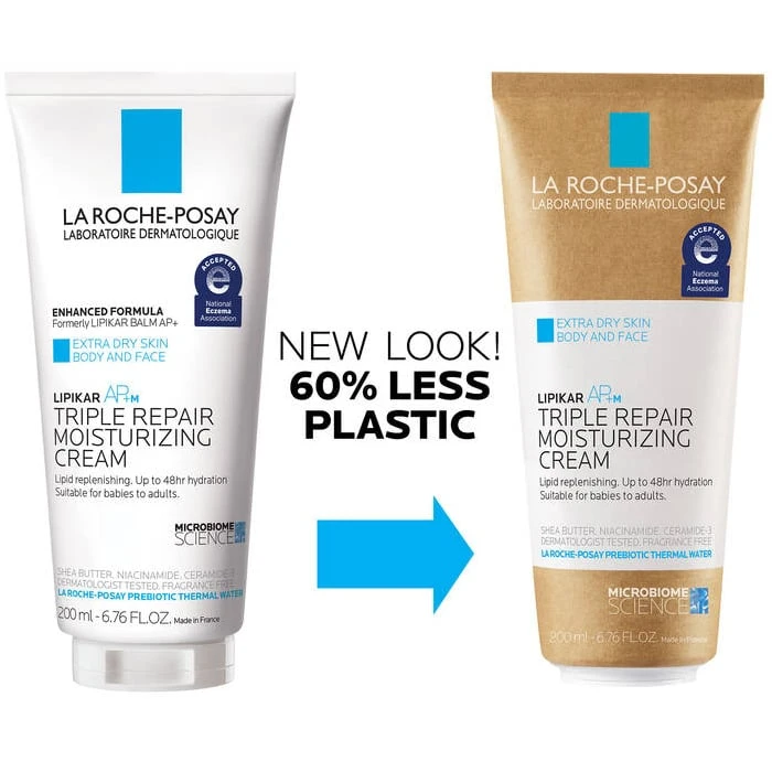 La Roche-Posay Lipikar AP+M Triple Repair Moisturizing Cream (200 Ml / 6.76 Fl Oz) 4 La Roche-Posay Lipikar AP+M Triple Repair Moisturizing Cream (200 Ml / 6.76 Fl Oz) - Image 2