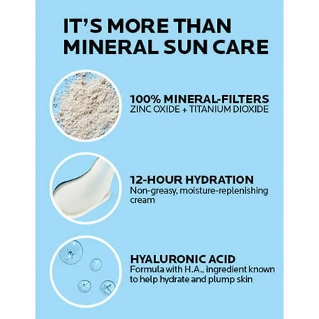 La Roche-Posay Anthelios HA Mineral SPF 30 Moisturizer With Hyaluronic Acid (1.7 Fl Oz / 50 Ml) 4 La Roche-Posay Anthelios HA Mineral SPF 30 Moisturizer With Hyaluronic Acid (1.7 Fl Oz / 50 Ml) - Image 2