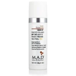 M.A.D SKINCARE Photo Guard SPF 50 Matte Finish Primer - Neutral (30 G / 1.0 Oz)