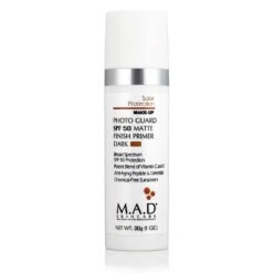 M.A.D SKINCARE Photo Guard SPF 50 Matte Finish Primer - Dark (30 G / 1.0 Oz)