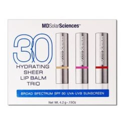MDSolarSciences Hydrating Sheer Lip Balm Trio [$60 Value] (set) -PureVita Store MSSV189745 box