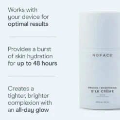 NuFACE Firming + Brightening Silk Creme (1.69 Fl Oz / 30 Ml) -PureVita Store NFCV190396 info
