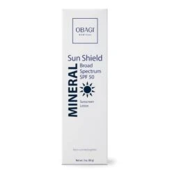 Obagi Sun Shield Broad Spectrum SPF 50 MINERAL Sunscreen Lotion (3 Oz / 85 G) -PureVita Store OBGV141818 box