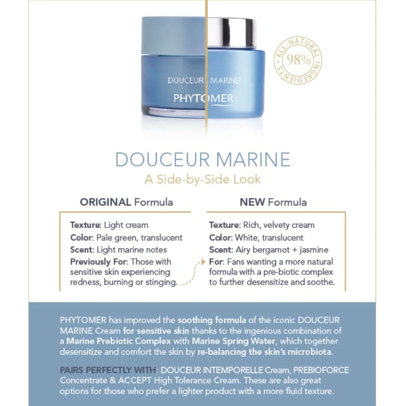 Phytomer DOUCEUR MARINE Soothing Moisturizing Cream (50 Ml / 1.6 Fl Oz) 4 Phytomer DOUCEUR MARINE Soothing Moisturizing Cream (50 Ml / 1.6 Fl Oz) - Image 2