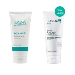 REPLENIX BP 10% Acne Wash + Aloe Vera (formerly Known As REPLENIX Acne Wash Benzoyl Peroxide 10% With Aloe Vera) (6.7 Fl Oz / 200 Ml) -PureVita Store RPXV190581 oldvsnew