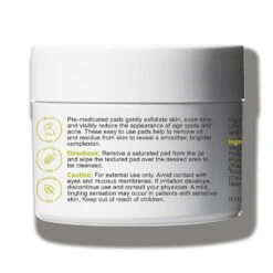 REPLENIX Glycolic Acid 10% Resurfacing Peel (formerly Known As Glycolix Elite Treatment Pads 10%) (60 Pads) 10 REPLENIX Glycolic Acid 10% Resurfacing Peel (formerly Known As Glycolix Elite Treatment Pads 10%) (60 Pads) -PureVita Store RPXV190593 back