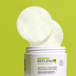 REPLENIX Glycolic Acid 20% Resurfacing Peel (formerly Known As Glycolix Elite Treatment Pads 20%) (60 Pads) -PureVita Store RPXV190594 swatch