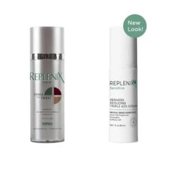 REPLENIX Redness Reducing Triple AOX Serum (formerly Known As REPLENIX Power Of Three Serum W/ Resveratrol) (1.0 Fl Oz / 30 Ml) -PureVita Store RPXV190600 oldvsnew