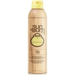 Sun Bum SPF 70 Original Premium Moisturizing Sunscreen Spray (6.0 Fl Oz / 177 Ml)
