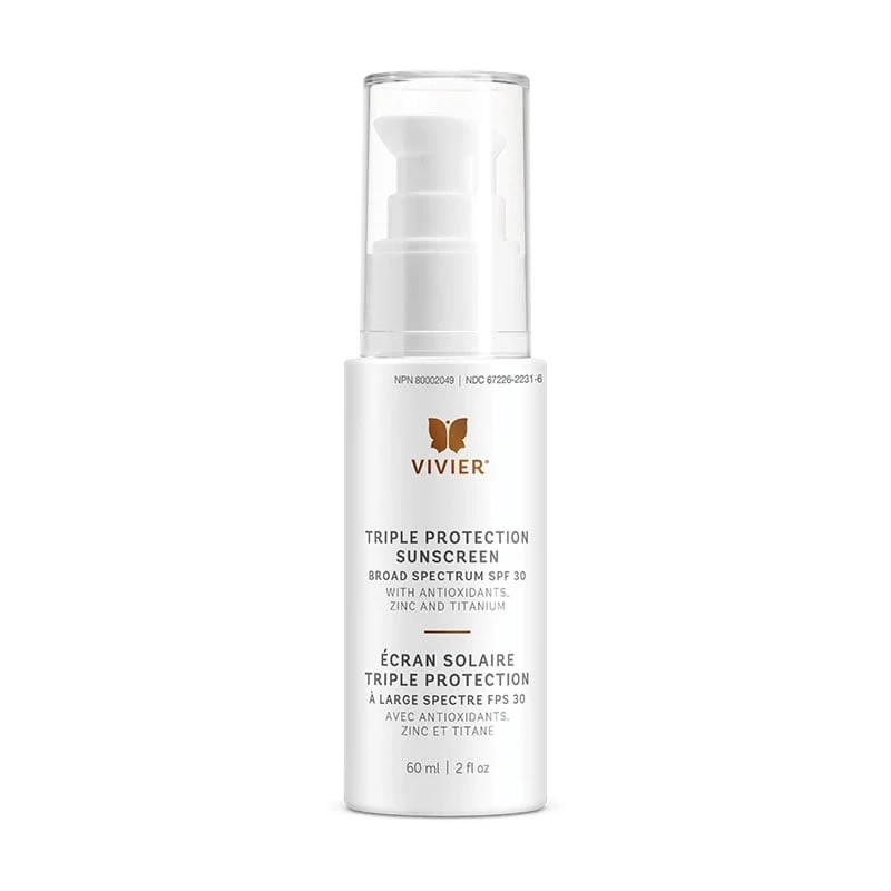 Vivier Triple Protection Sunscreen Broad Spectrum SPF 30 (60 Ml / 2.0 Fl Oz) 3 Vivier Triple Protection Sunscreen Broad Spectrum SPF 30 (60 Ml / 2.0 Fl Oz)