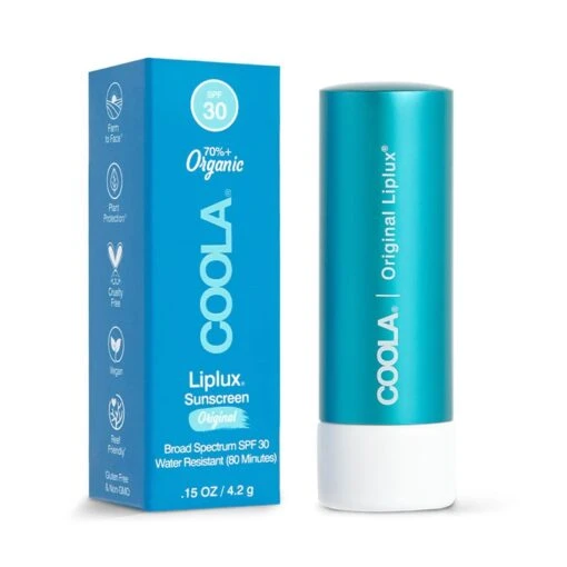 COOLA Liplux SPF 30 Original Formula (0.15 Oz / 4.2 G)