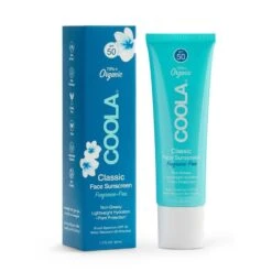 COOLA Classic Face Organic Sunscreen Broad Spectrum SPF 50 - Fragrance-Free (1.7 Fl Oz / 50 Ml)