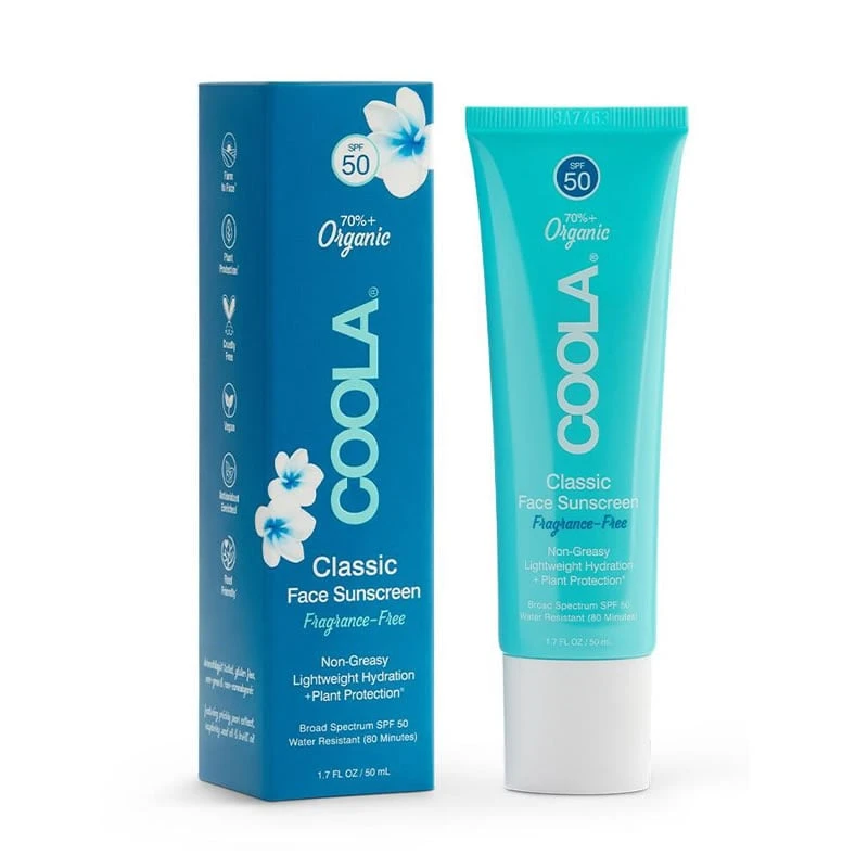 COOLA Classic Face Organic Sunscreen Broad Spectrum SPF 50 - Fragrance-Free (1.7 Fl Oz / 50 Ml) 3 COOLA Classic Face Organic Sunscreen Broad Spectrum SPF 50 - Fragrance-Free (1.7 Fl Oz / 50 Ml)