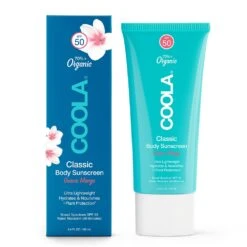 COOLA Classic Body Organic Sunscreen Lotion Broad Spectrum SPF 50 [Travel Size] - Guava Mango (3.4 Fl Oz / 100 Ml)