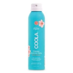 COOLA Classic Body Organic Sunscreen Spray Broad Spectrum SPF 70 - Peach Blossom (6.0 Fl Oz / 177 Ml)