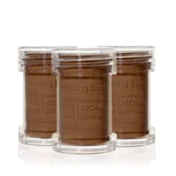 Jane Iredale Amazing Base Loose Mineral Powder Brush Refill (3 Pack) (All Varieties) -PureVita Store janv190423 p Cocoa