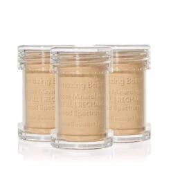 Jane Iredale Amazing Base Loose Mineral Powder Brush Refill (3 Pack) (All Varieties) -PureVita Store janv190423 p WarmSienna