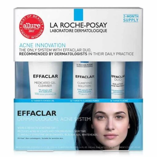 La Roche-Posay Effaclar Dermatological Acne System (set) ($48 Value)