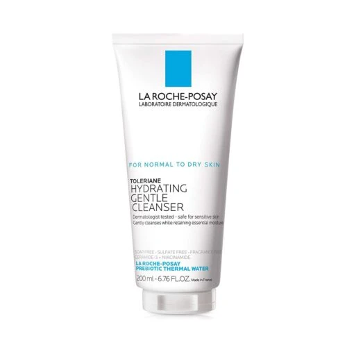 La Roche-Posay Toleriane Hydrating Gentle Cleanser (200 Ml / 6.76 Fl Oz)