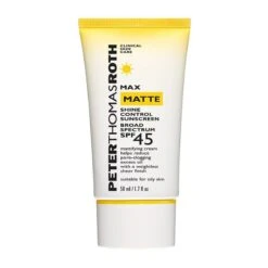 Peter Thomas Roth Max Matte Shine Control Sunscreen Broad Spectrum SPF 45 (50 Ml / 1.7 Fl Oz)