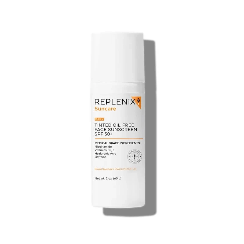 REPLENIX Tinted Oil-Free Face Sunscreen SPF 50+ (2.0 Oz / 60 G) 3 REPLENIX Tinted Oil-Free Face Sunscreen SPF 50+ (2.0 Oz / 60 G)