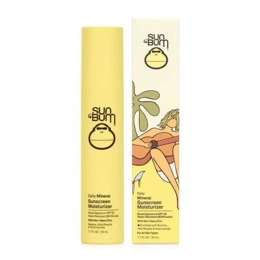 Sun Bum Daily Mineral Sunscreen Moisturizer SPF 30 (1.7 Fl Oz / 50 Ml)